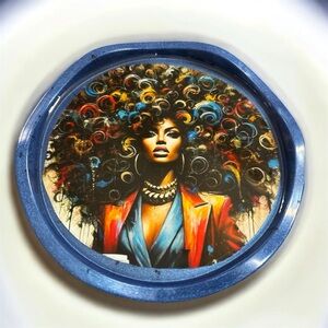 NORE’S NOVELTY Set of 2 Handcrafted Ashtray-style Coasters "FIRESTARTER"
